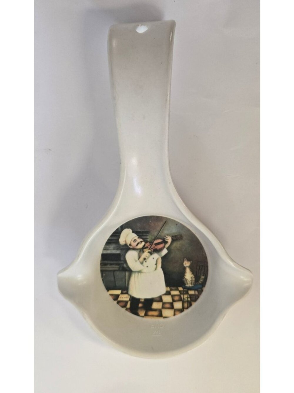 Vintage Range Kleen Mfg. Spoon Rest Chef Measuring Cup Stovetop Cottagecore